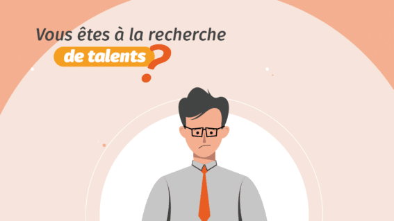 vidéo motion design pour communiquer sur l'événement digital speed recruiting tour à destination des entreprises