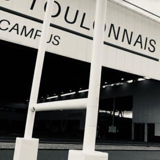 scénographie lors d'un événement au rugby club toulonnais