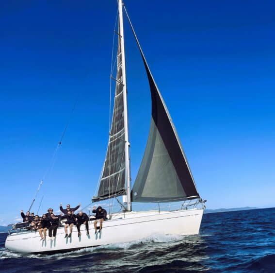 voilier régate pour team building